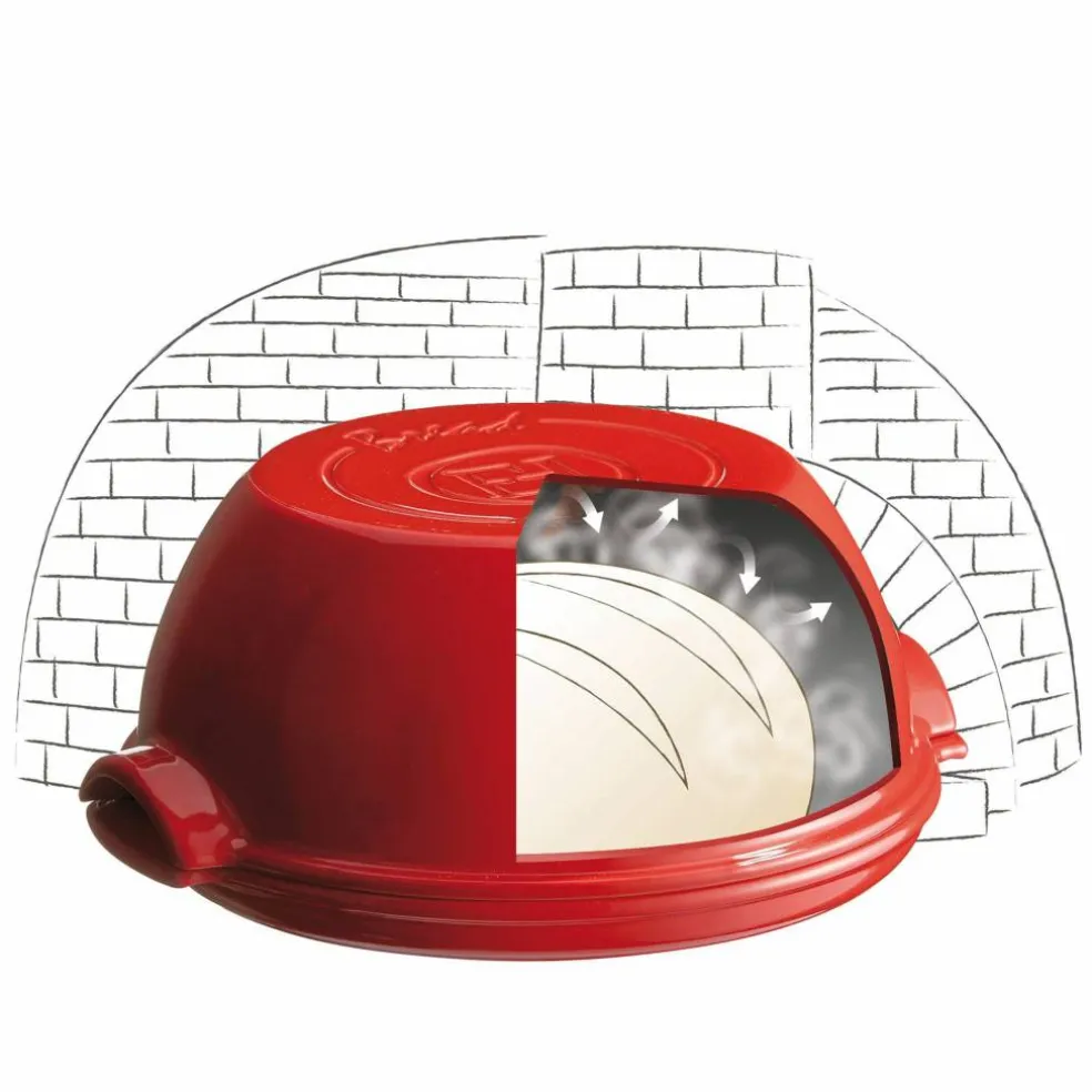 Oval brødform 5,2 liter, rød