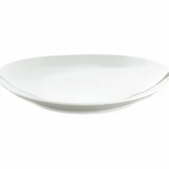 Oval steak-tallerken, lille 23 x 20,5 cm.