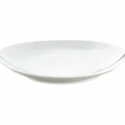 Oval steak-tallerken, stor 29,5 x 25,5 cm.