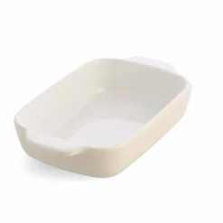 Ovnsform med lokk 26 x 15,5 x 6,5 cm, creme