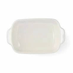 Ovnsform med lokk 26 x 15,5 x 6,5 cm, creme