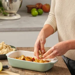 Ovnsform med lokk 31x18,5x6 cm, pistage