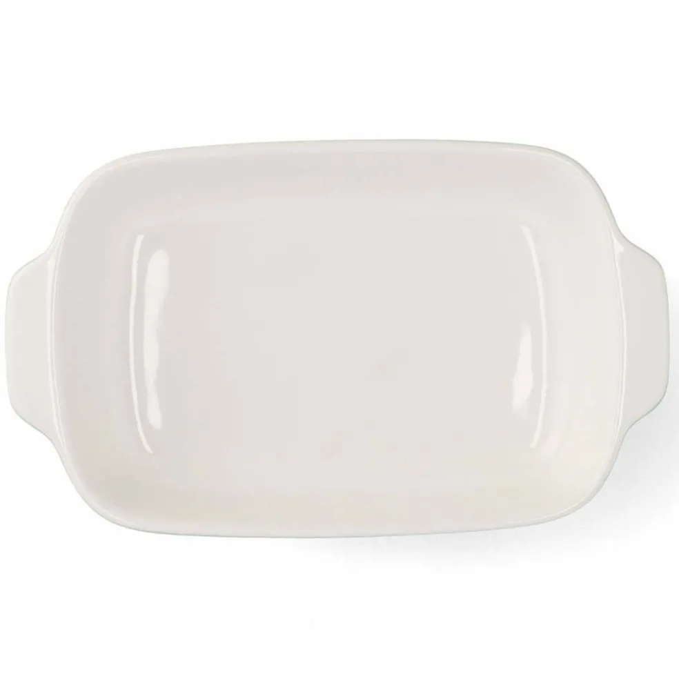 Ovnsform med lokk 31x18,5x6 cm, rød