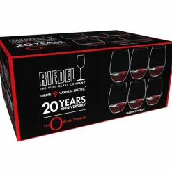 O Wine Tumbler Cabernet/Merlot vinglass 6-pakning 20-årsjubileum