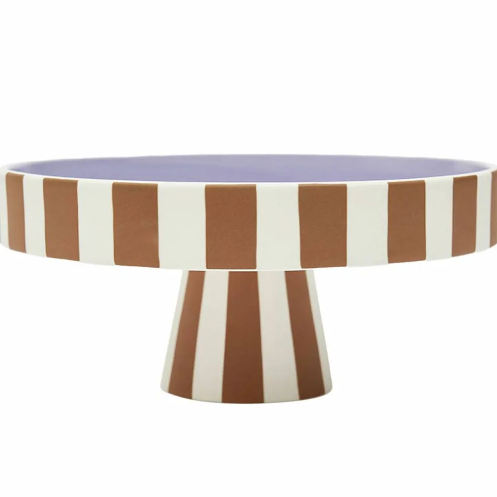 OYOY Toppu serveringsfat 20 cm, caramel/lavender