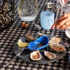 Oyster serveringsfat 27 cm, grå