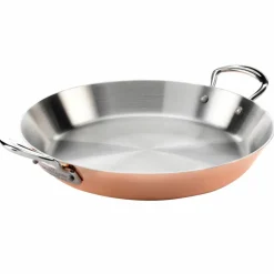 Paellapanne 30 cm, kobber