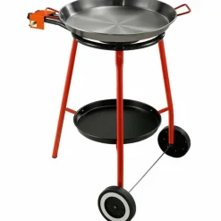Paellapanne 46 cm med brenner og stativ