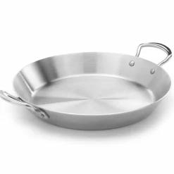 Paellapanne 30 cm, rustfritt stål