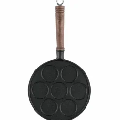 Pannekakepanne med trehåndtak 26 cm
