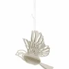 Paper Bird ornament 2-pack, natural