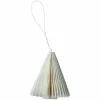 Paper Tree juletrepynt, 7 cm, hvit