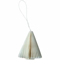 Paper Tree juletrepynt, 7 cm, hvit