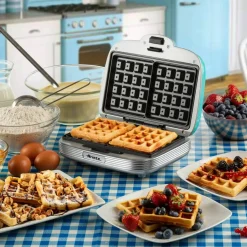 Party Time Vaffeljern, blå
