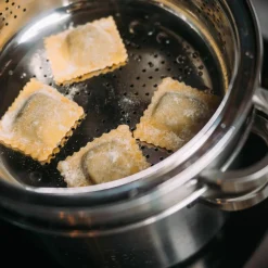 Pastagryte med dampinnsats + dørslag 7,5 liter