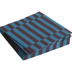 Pattern Lunch serviett, anthracite/bordeaux