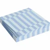 Pattern Lunch serviett, light blue