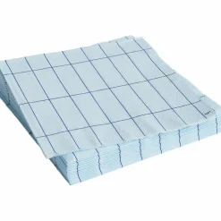 Pattern middagsservietter 20-pakning, light blue/blue grid