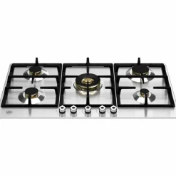 P905CPRO Professional Gasskomfyr 90 cm, Rustfritt Stål