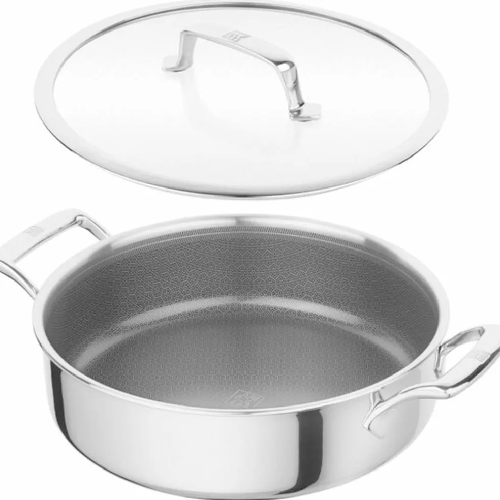 Peak traktørpanne 26 cm med glasslokk