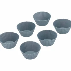Pecan muffinsform 6-stk, 7x3 cm, indigo