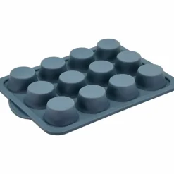 Pecan muffinsform 12 stk, 33x24x4 cm, indigo