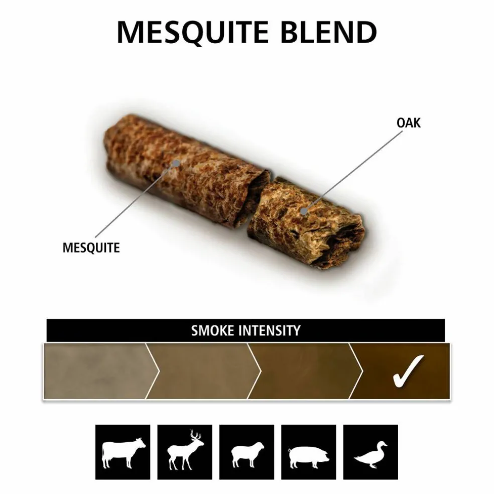Pellets mesquite og eik, 9 kg