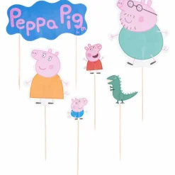 Peppa Gris kakepynt 12 stk
