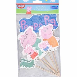 Peppa Gris kakepynt 12 stk
