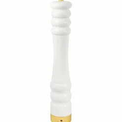 Pepperkvern Matthvit/Gull 35 cm
