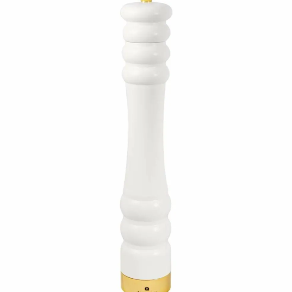 Pepperkvern Matthvit/Gull 35 cm