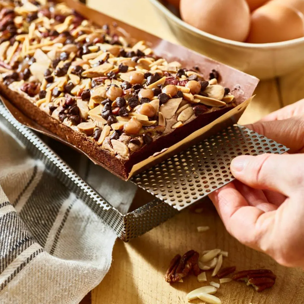Perforert bakeform, rektangulær