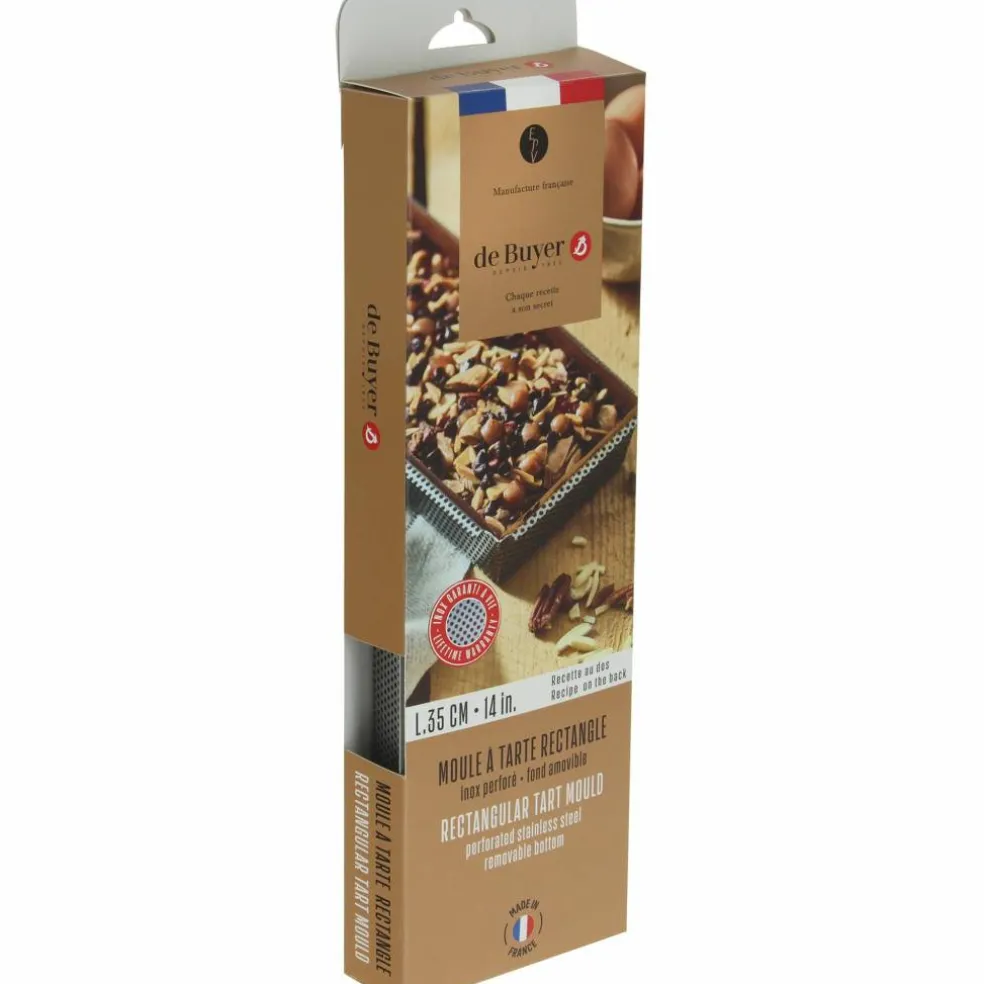 Perforert bakeform, rektangulær