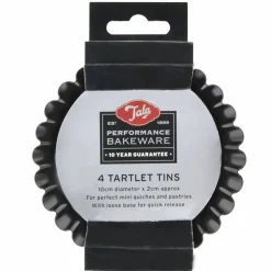 Performance paiformer med løs bunn 10 cm, 4-pakning