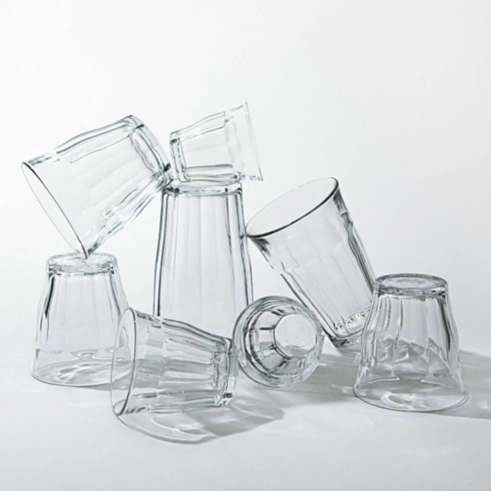 Picardie glass 25 cl rav, 6 stk.