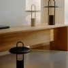 Pier bærbar LED-lampe 33,5 cm, svart