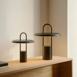 Pier bærbar LED-lampe 33,5 cm, svart
