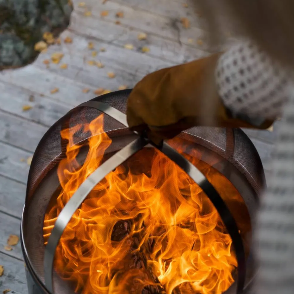 Pilar gnistbeskyttelse, rustfritt stål
