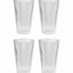 Pilastro Drikkeglass 0,35 liter, 4 stykker, clear