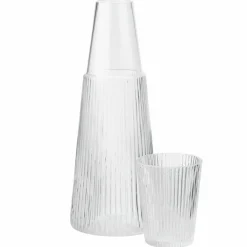 Pilastro karaffel med glass, 1 liter, clear