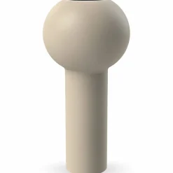 Pillar vase, 32 cm, sand