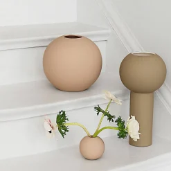 Pillar vase, 32 cm, sand