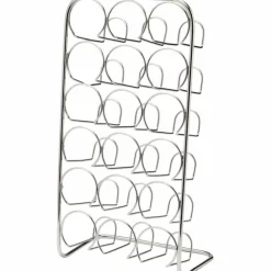 Pisa Krydderstativ i Krom for 18 krydderglass