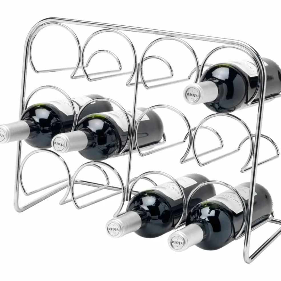 Pisa Vinstativ Krom 12 flasker