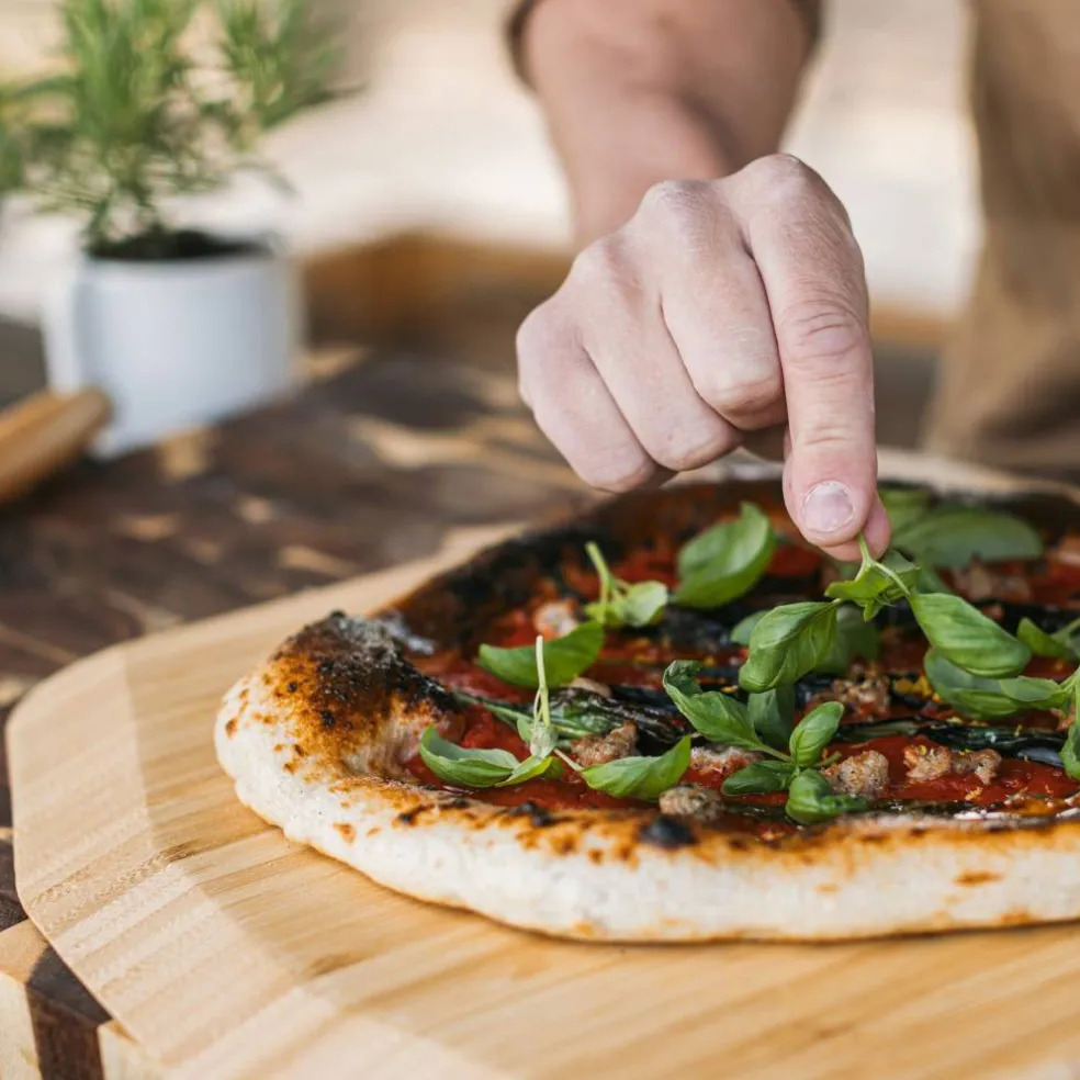 Pizzaspade i bambus, 35,5 cm
