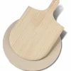 Pizzastein med spade 37,5 cm