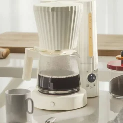 Plissé kaffetrakter, grå