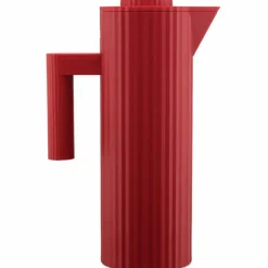 Plissé termokanne 1 liter, grå