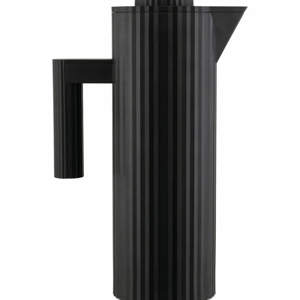 Plissé termokanne 1 liter, rød