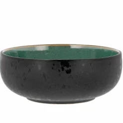 Poke-/ramenskål 18 cm, rav/svart